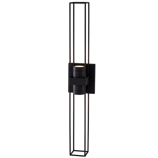 Eames Outdoor 30-in 2 Light LED Matte Black Outdoor Wall Sconce