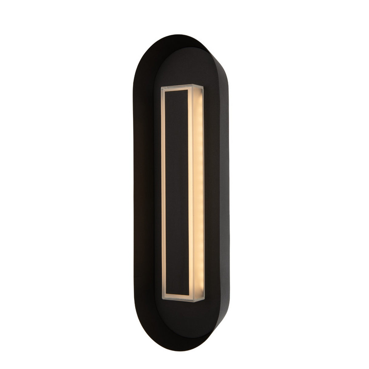 Prescott Outdoor 19-in 1 Light LED Matte Black Outdoor Wall Sconce