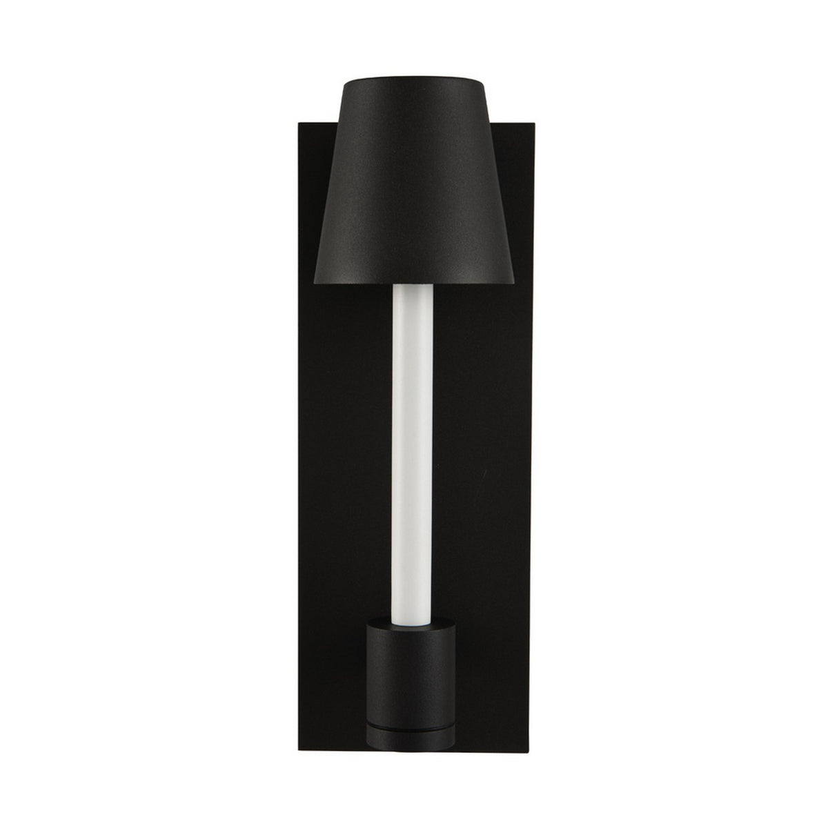 Candelero Outdoor 14-in 1 Light LED Matte Black w/ White Wall Sconce