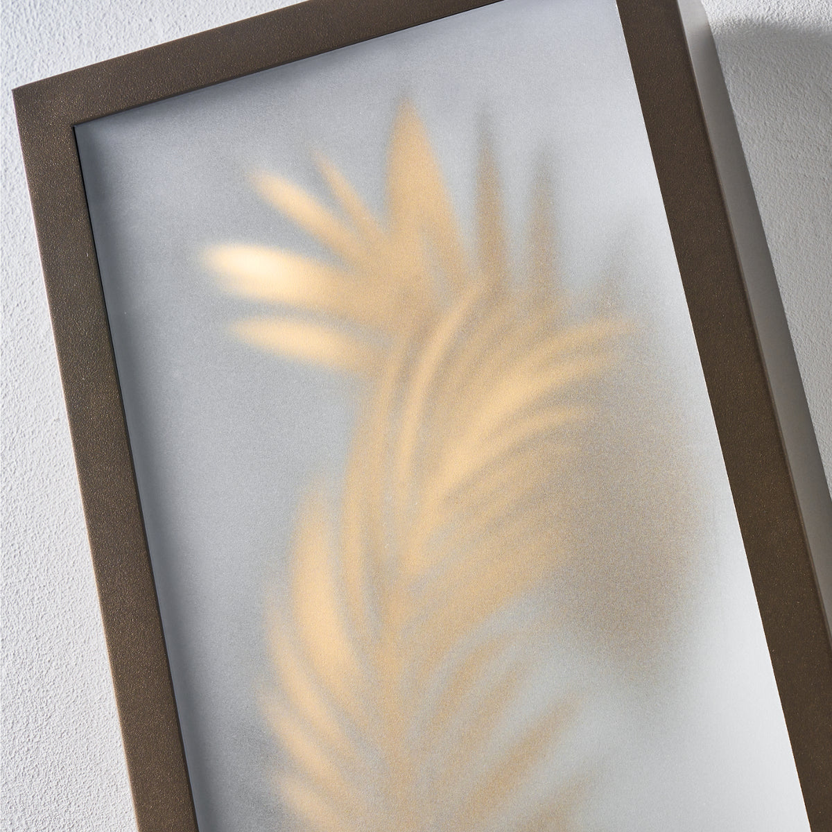 Folium 24-in 1 Light LED Bronze Outdoor Wall Sconce