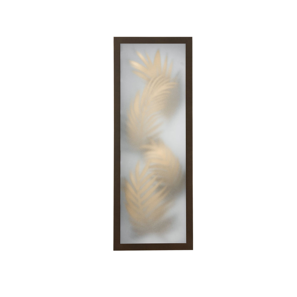 Folium 24-in 1 Light LED Bronze Outdoor Wall Sconce