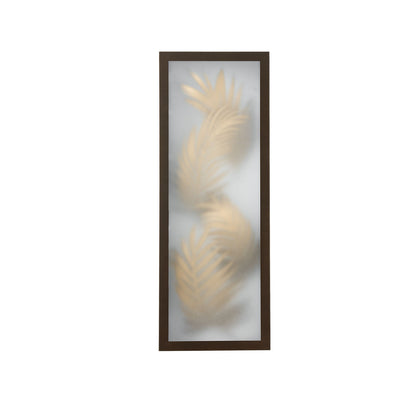 Folium 24-in 1 Light LED Bronze Outdoor Wall Sconce