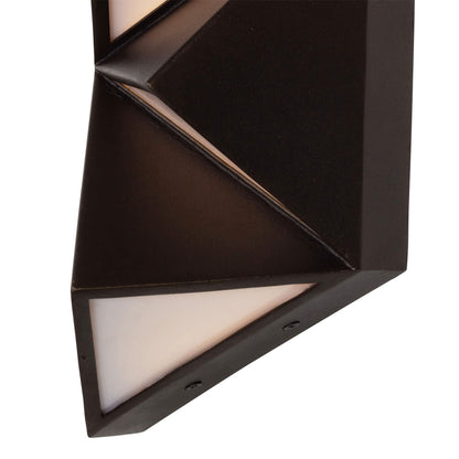 Delta 25-in 1 Light LED Bronze Outdoor Wall Sconce