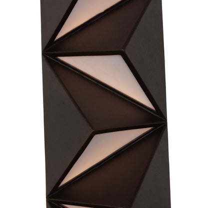 Delta 25-in 1 Light LED Bronze Outdoor Wall Sconce