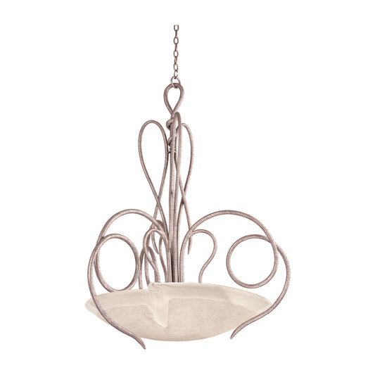 Tribecca 23-in 3 Light Socket Pearl Silver Pendant
