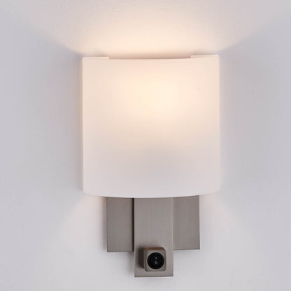 Espille 10-in 1 Light Socket Satin Nickel Wall Sconce