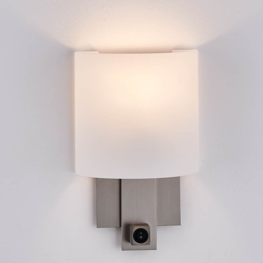 Espille 10-in 1 Light Socket Satin Nickel Wall Sconce