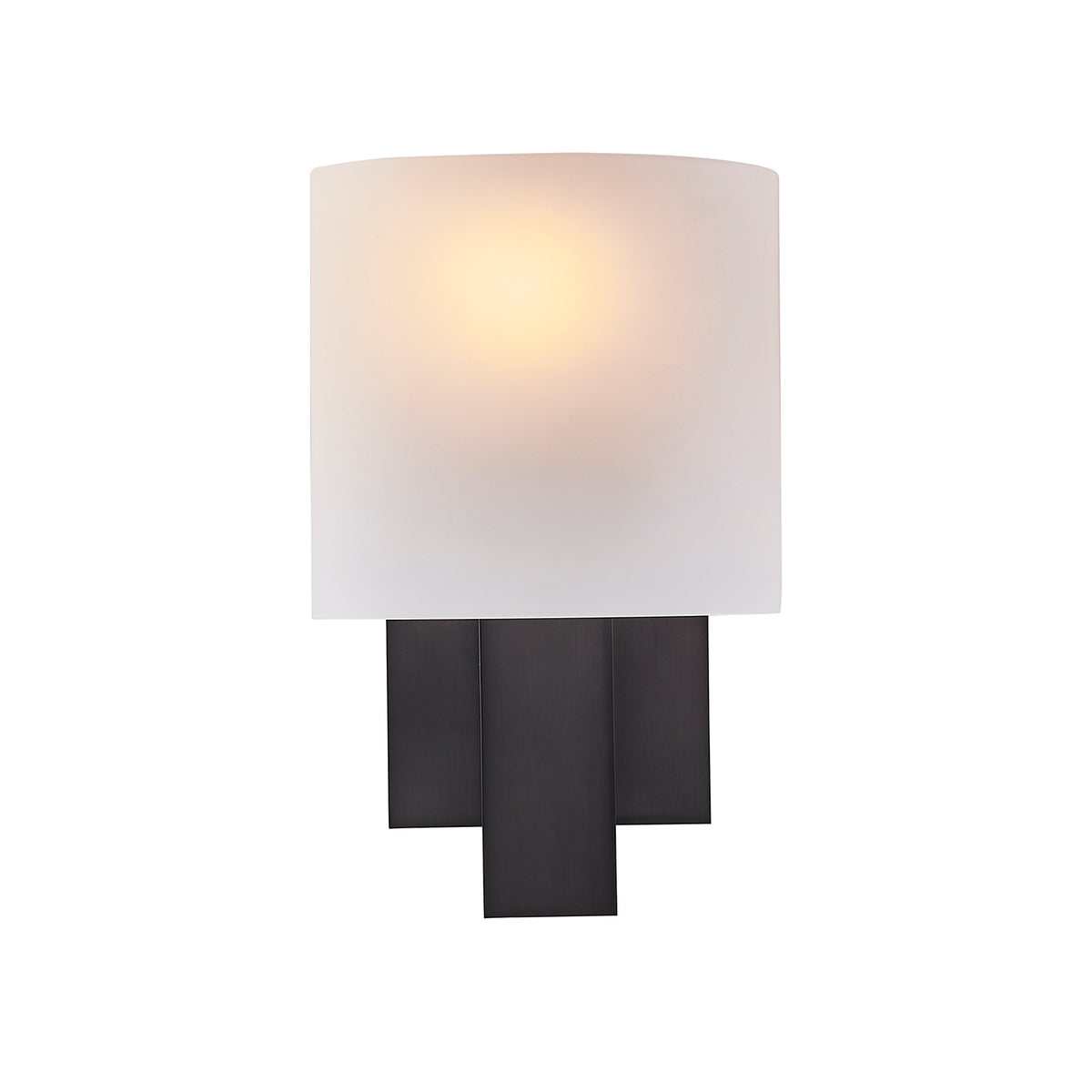 Espille 12.25-in 1 Light Socket Satin Black Nickel Wall Sconce