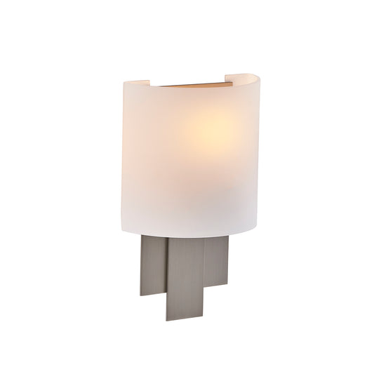 Espille 12.25-in 1 Light Socket Satin Nickel Wall Sconce