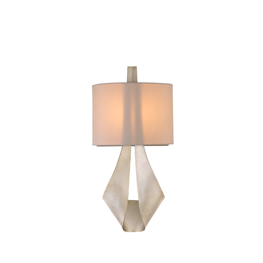 Barrymore 18-in 2 Light Socket Pearl Silver Wall Sconce