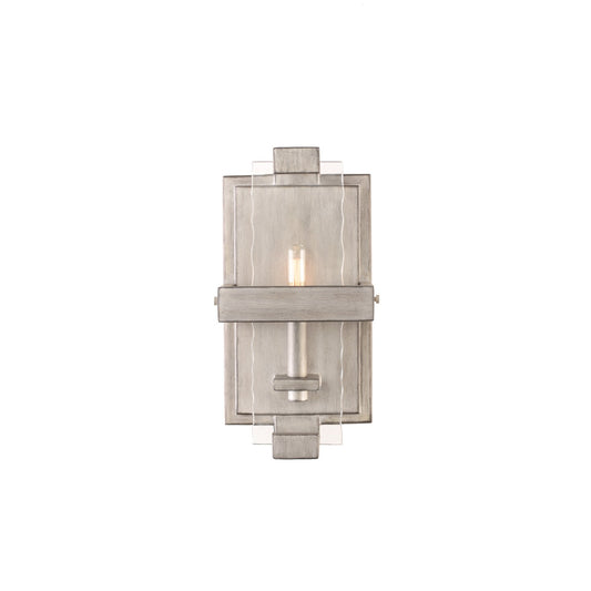 Astoria 13-in 1 Light Socket Moon Silver Wall Sconce