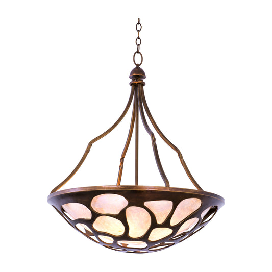 Gramercy 27-in 5 Light Socket Copper Patina Pendant
