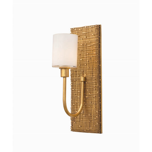 Cestino 14-in 1 Light Socket Gold Leaf Wall Sconce