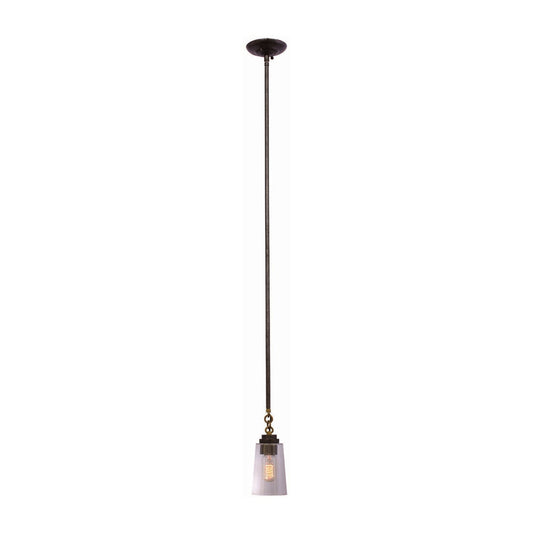 Dillon 6-in 1 Light Socket Milled Iron Pendant
