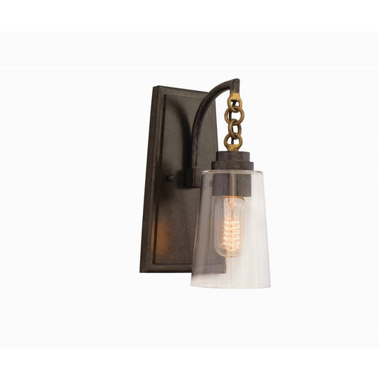 Dillon 11-in 1 Light Socket Milled Iron Wall Sconce