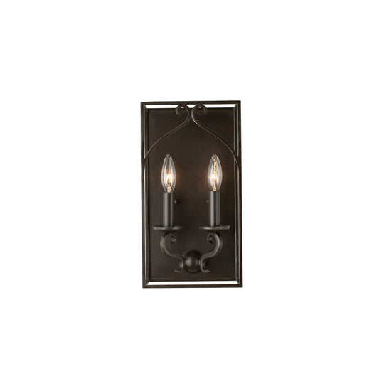 Somers 14-in 2 Light Socket Heirloom Bronze Wall Sconce