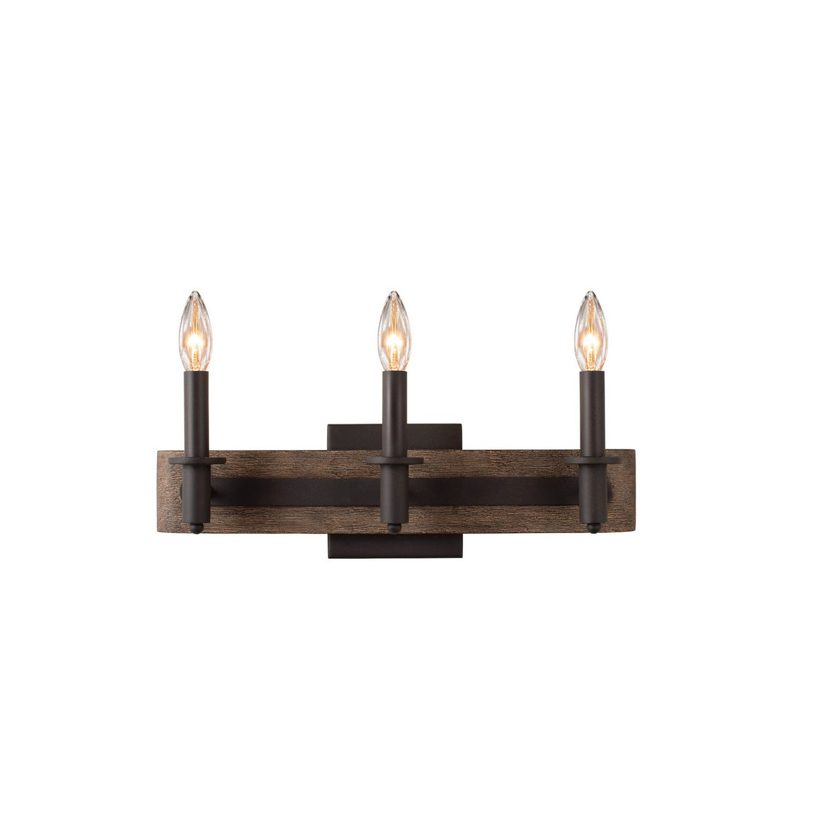 Duluth 18-in 3 Light Satin Bronze Bath Wall Sconce