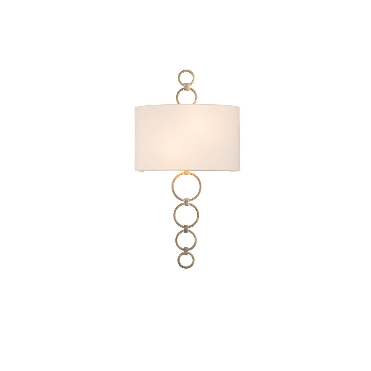 Carlyle 23-in 1 Light Champagne Silver Leaf Wall Sconce