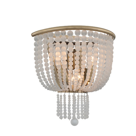 Esperanza 11-in 3 Light Socket Brushed Champagne Gold Wall Sconce