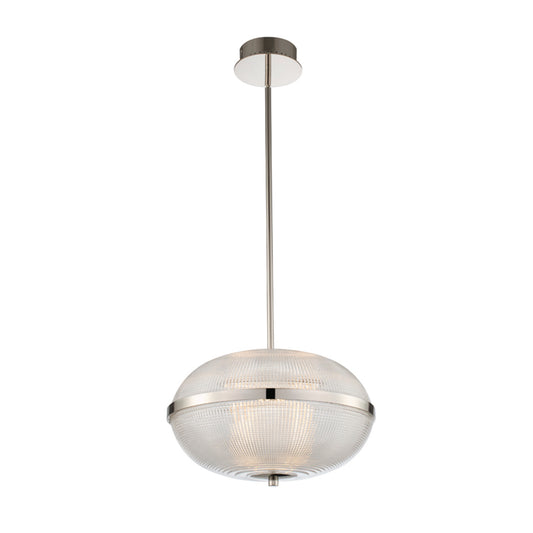Portland 16-in 1 Light LED Polished Nickel Pendant