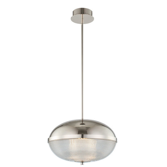 Portland 16-in 1 Light LED Polished Nickel Pendant