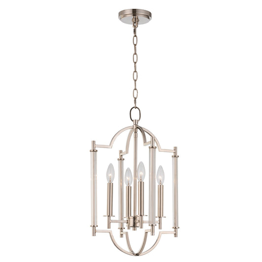 Provence 14-in 4 Light Polished Nickel Pendant