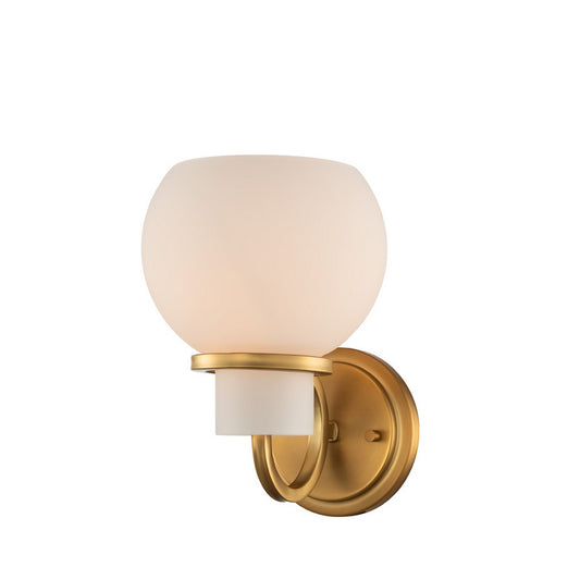 Ascher 9-in 1 Light Winter Brass Wall Sconce