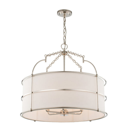 Carson 26-in 1 Light Polished Nickel Pendant