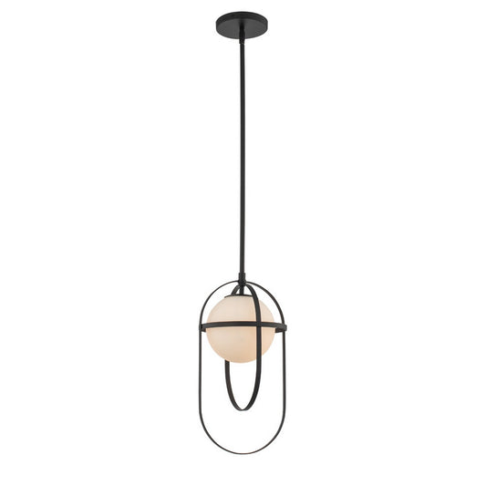 Lennox 9-in 1 Light Matte Black Pendant