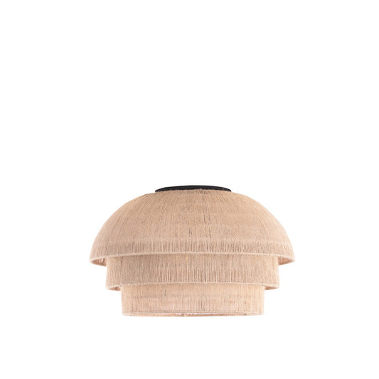 Seychelles 16-in 3 Light Socket Matte Black Flush Mount