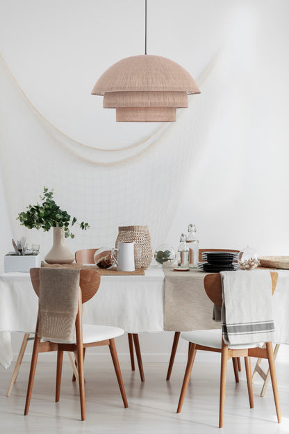 Seychelles 20-in 1 Light Matte Black Pendant
