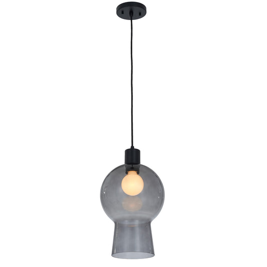 Cores 9-in 1 Light Socket Matte Black Pendant