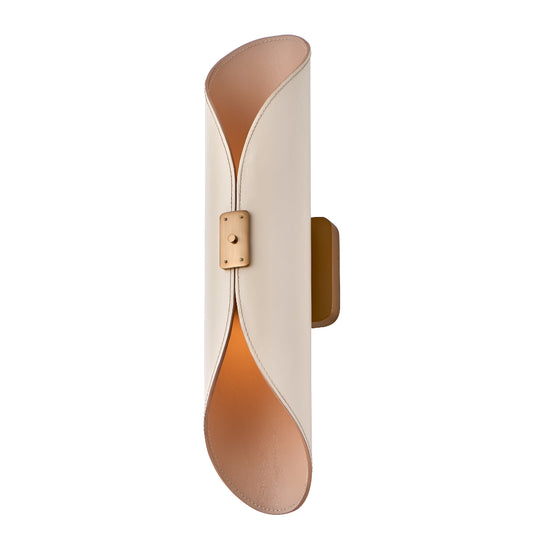 Cape 20-in 1 Light LED True Satin Brass Wall Sconce