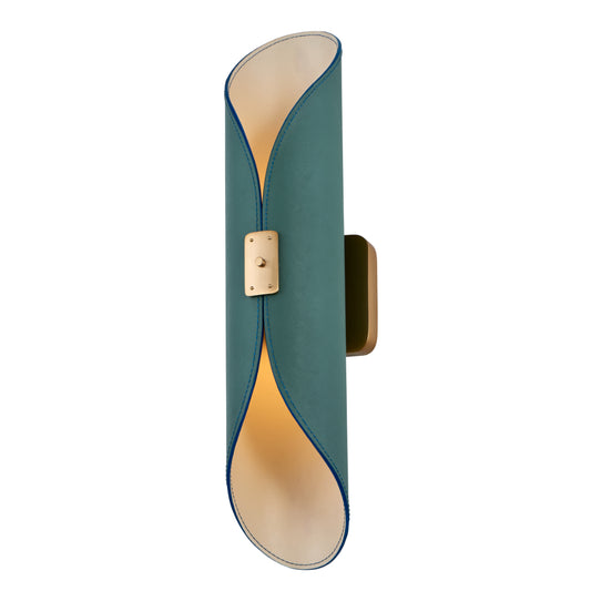 Cape 20-in 2 Light LED True Satin Brass Wall Sconce
