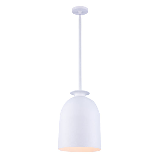 Gabardine 12-in 1 Light Socket Matt White Pendant