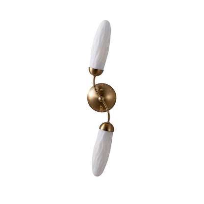 Crest 26-in 2 Light Socket Winter Brass Wall Sconce