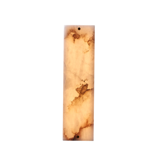 Vertical 17-in 1 Light LED Winter Brass Wall Sconce