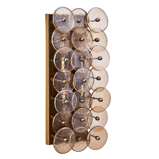 Hortensia 18.5-in 4 Light Socket Polished Winter Brass Wall Sconce