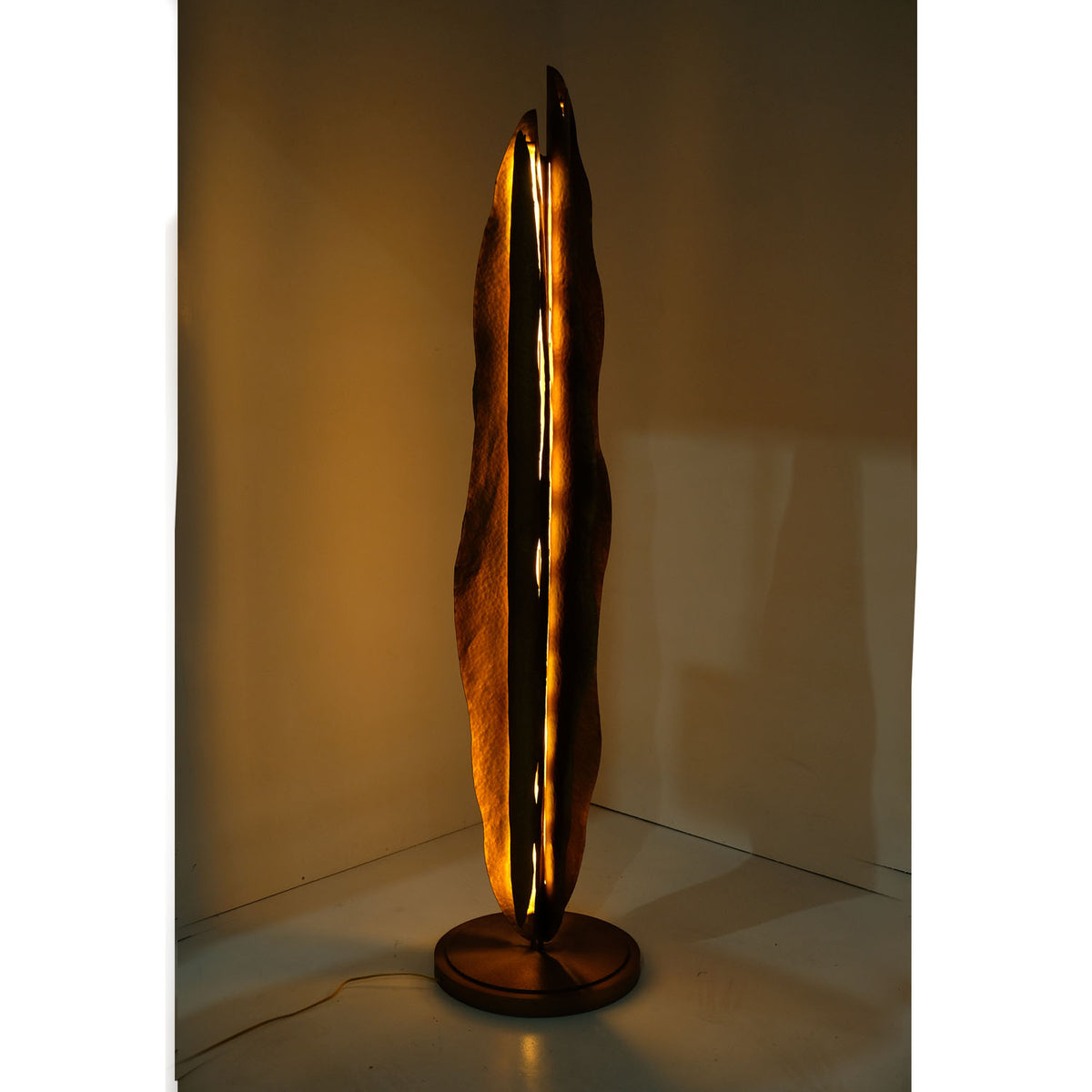 Folia 68-in 1 Light LED Warm Gold Floor Lamp