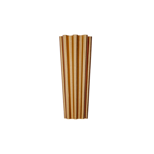 Ripple 23-in 3 Light Socket Bright Gold Wall Sconce