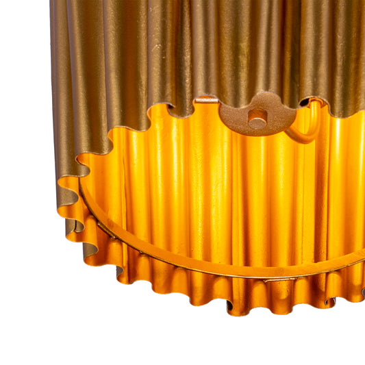 Ripple 20.5-in 6 Light Socket Bright Gold Pendant
