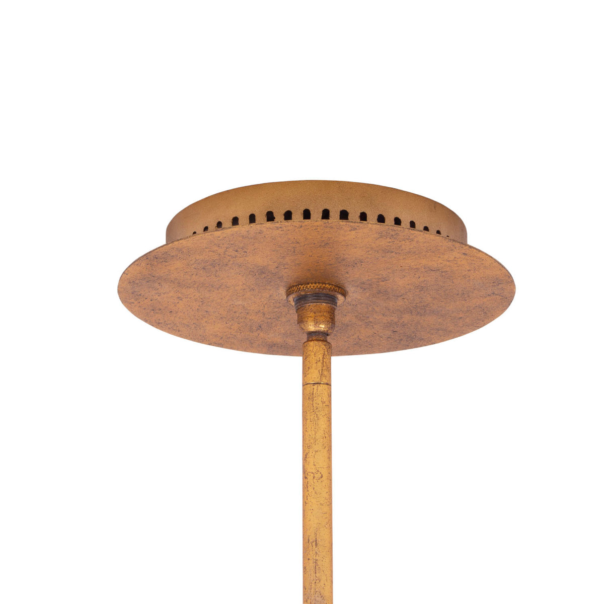 Geo 28-in 2 Light LED Oxidized Gold Leaf Tiered Chandelier