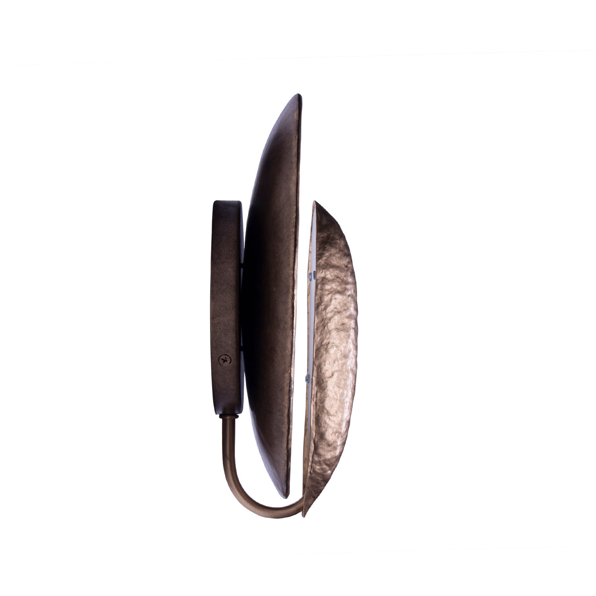 Spat 12-in 1 Light LED Pearlized Antique Brass Wall Sconce