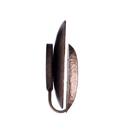 Spat 12-in 1 Light LED Pearlized Antique Brass Wall Sconce
