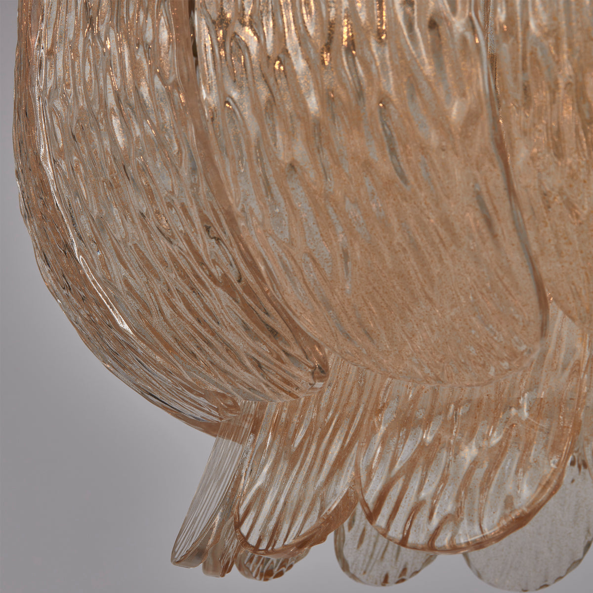 Camellia 28-in 6 Light Socket Winter Brass Chandelier