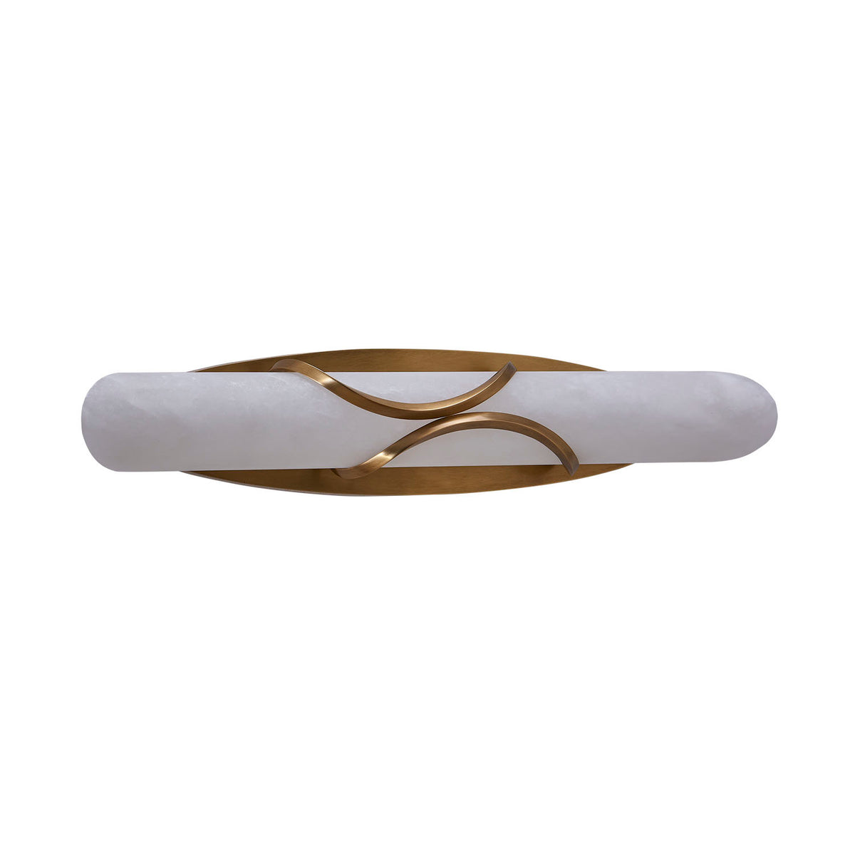 Gypsum 24.5-in 1 Light LED True Brass Wall Sconce