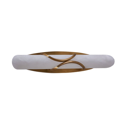 Gypsum 24.5-in 1 Light LED True Brass Wall Sconce