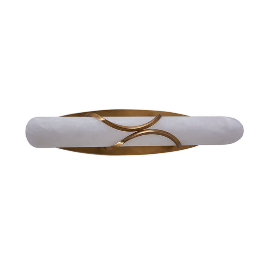 Gypsum 24.5-in 1 Light LED True Brass Wall Sconce