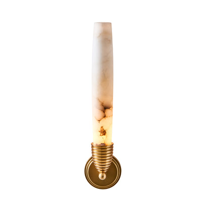 Gypsum 23-in 1 Light LED True Brass Wall Sconce