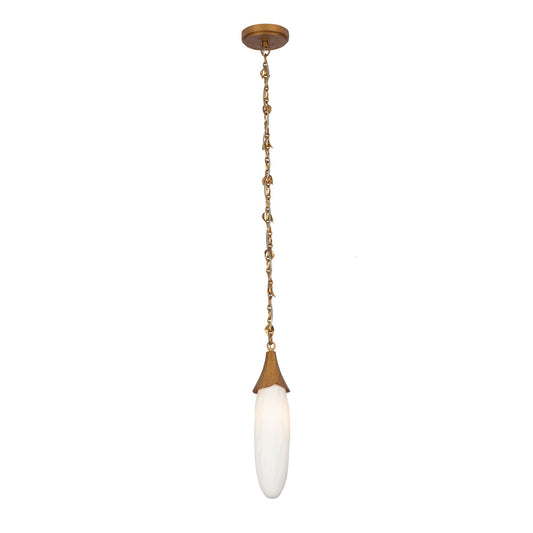 Bougainvillea 5-in 1 Light Socket Warm Gold Pendant